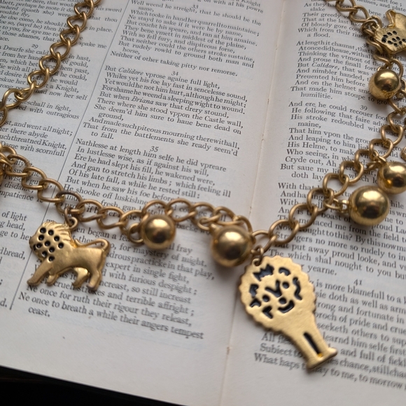 Charming Gold Animal Charm Necklace - Picture 3 of 8